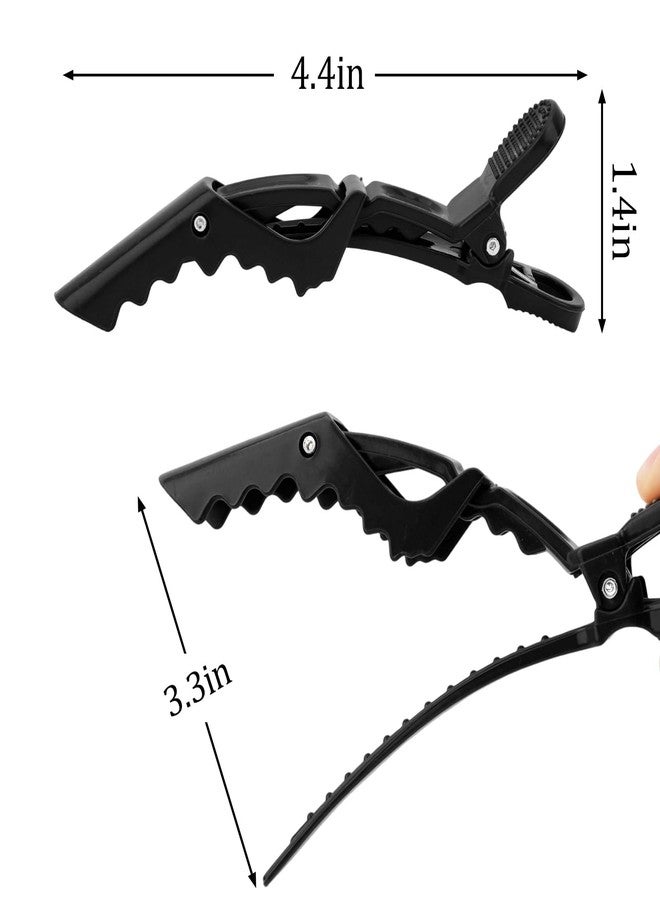 Amariver 30-Pack Alligator Hair Clips for Styling - Professional Non-Slip Hair Clamps for Women & Girls (Black) - Image 2